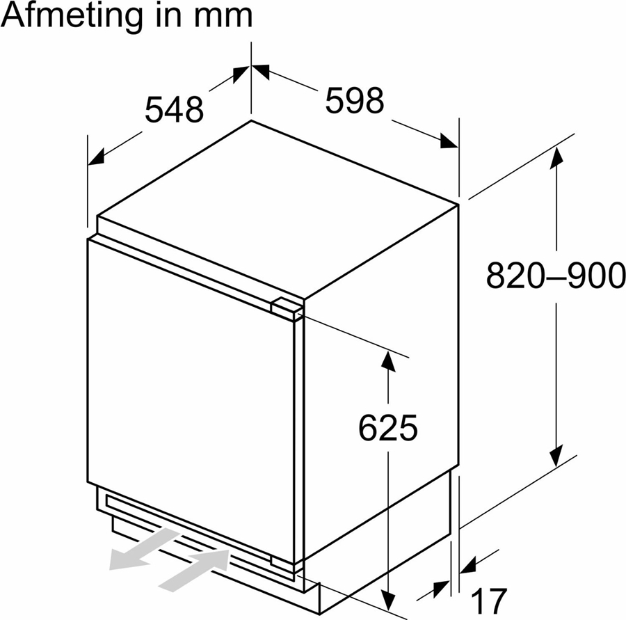 BOSCH KUL22ADD0 Serie 6 Inbouw Koel-vriescombinatie 2