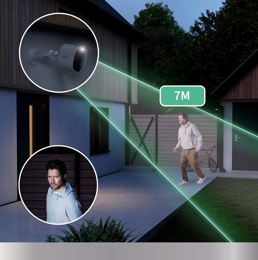 Arlo Pro 5 2K Spotlight Draadloze Beveiligingscamera set van 2 3