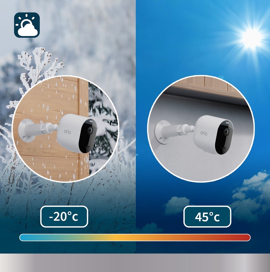 Arlo Pro 5 2K Spotlight Draadloze Beveiligingscamera 3x 9