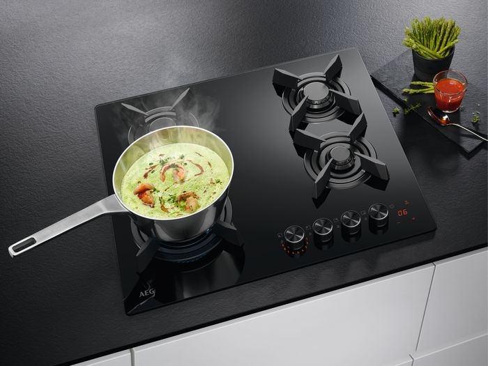 AEG HKB64453NB 8000 Serie gas kookplaat 8