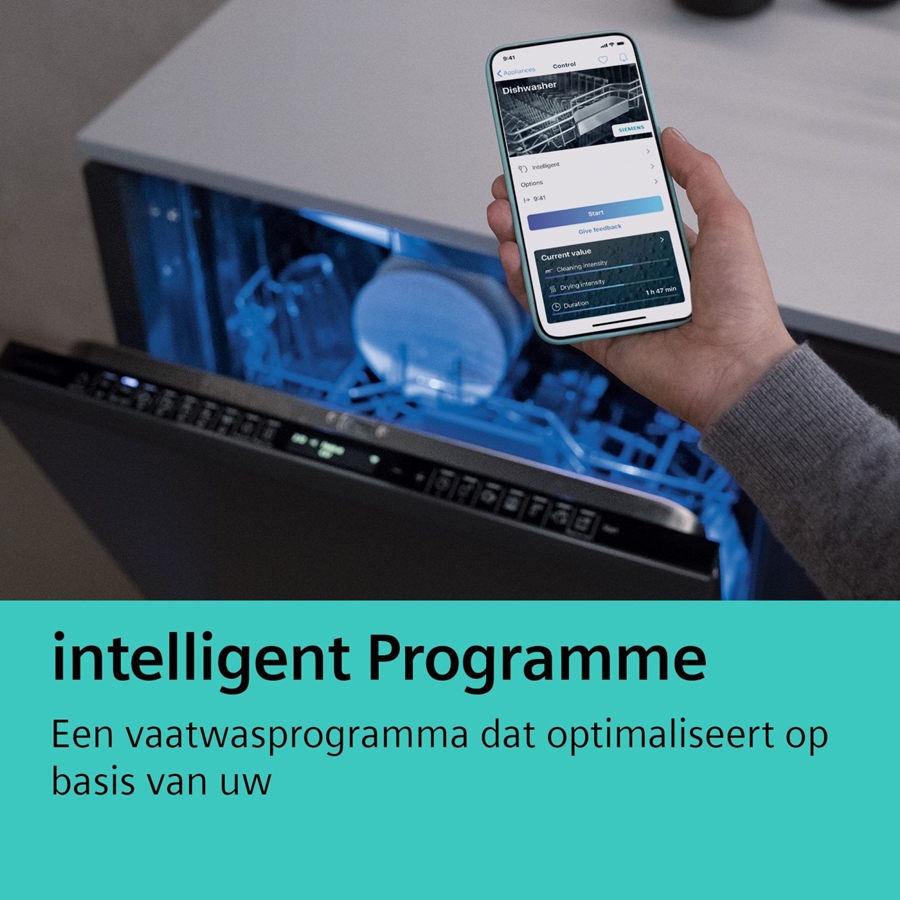 Siemens SX65ZX21BE iQ500 extraKlasse Volledig Geïntegreerde Vaatwasser 4