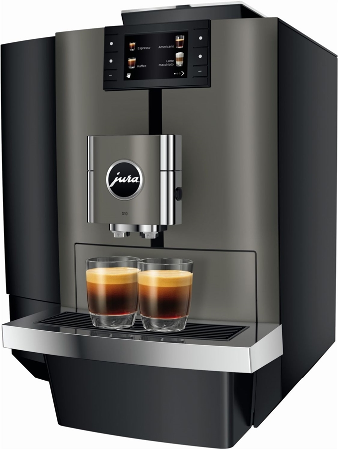 JURA X10 Dark Inox (EA) Volautomatische Koffiemachine  1