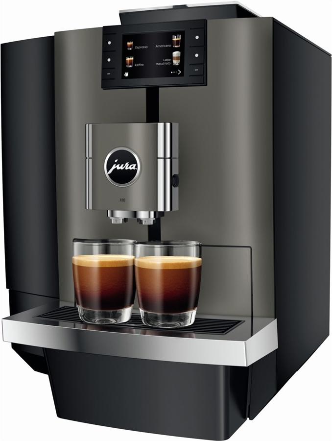 JURA X10 Dark Inox (EA) Volautomatische Koffiemachine  10