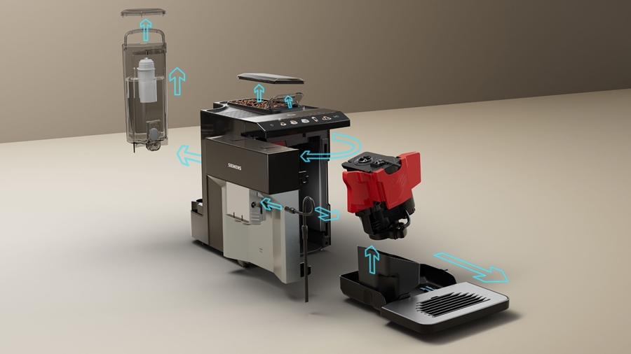 Siemens TP515R01 EQ500 Classic Volautomatische Koffiemachine 7