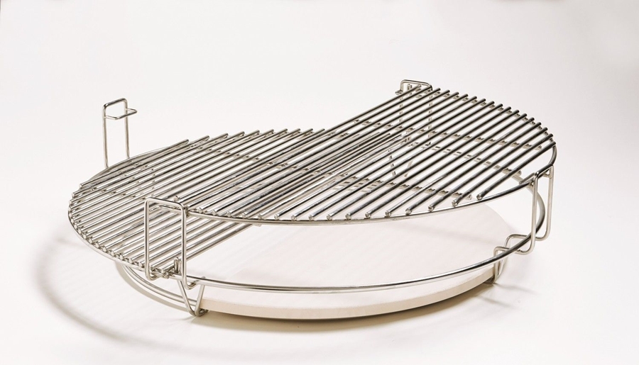 Kamado Joe Half Moon Deflector Plates - Classic Joe® (set =2 half moon) 2