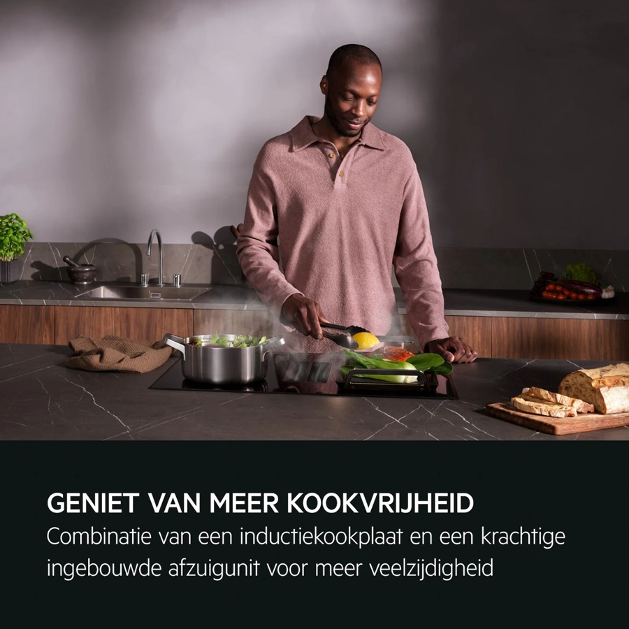 AEG TCH74B01FB 6000 serie ComboHob Bridge kookplaat met afzuiging 7