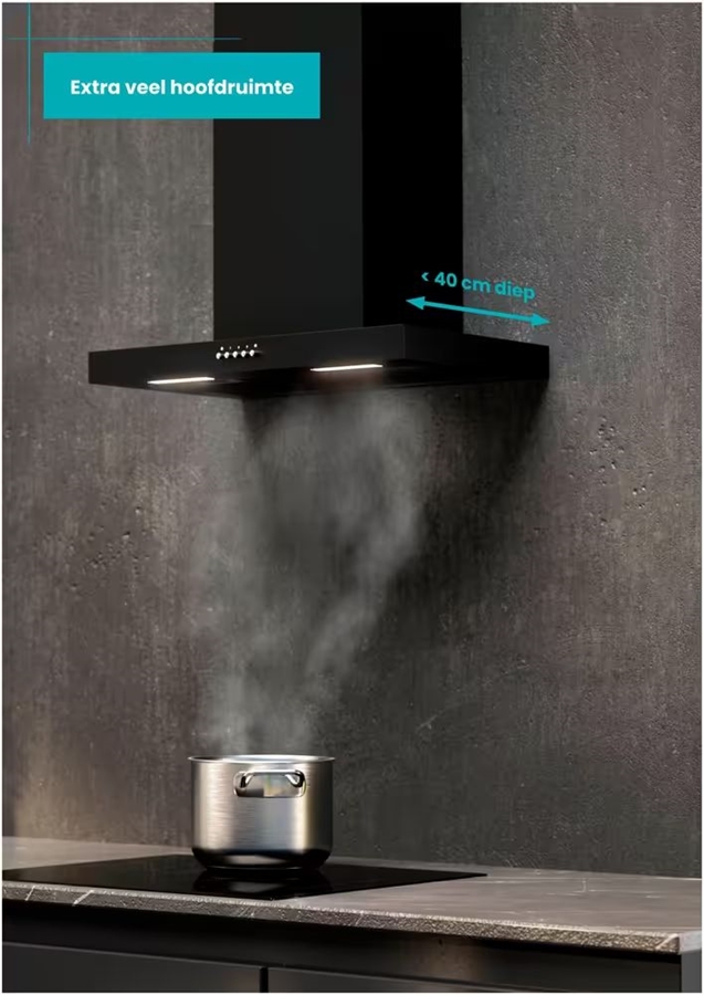 ETNA AB360ZT Wandschouw afzuigkap 9