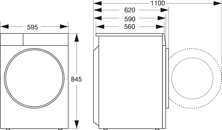 Hisense WF5S1045BB Wasmachine 5