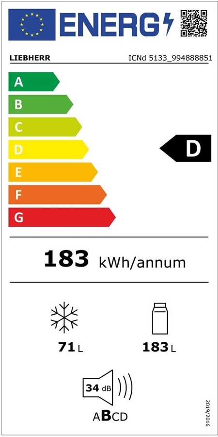 Liebherr ICNd 5133-22 Inbouw Koel-vriescombinatie  2