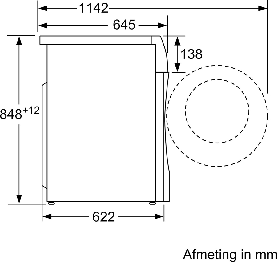 Siemens WN54C2A0NL iQ700 was-droogcombinatie 14