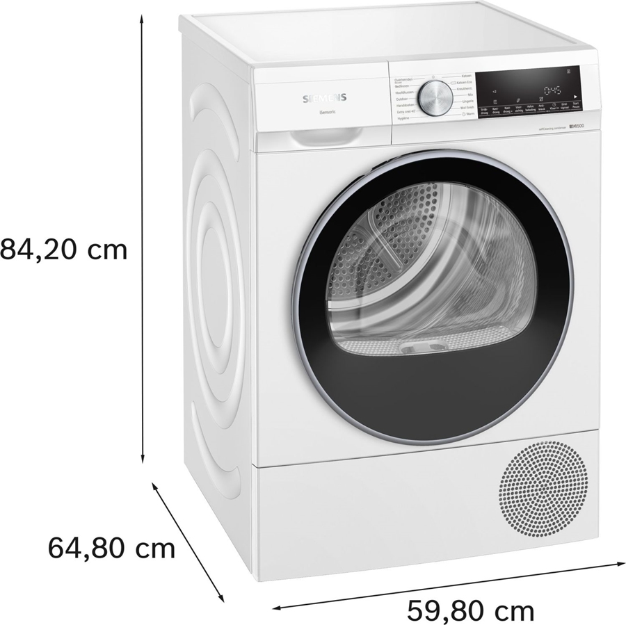 Siemens WQ45G1D0NL iQ500 Warmtepompdroger 7