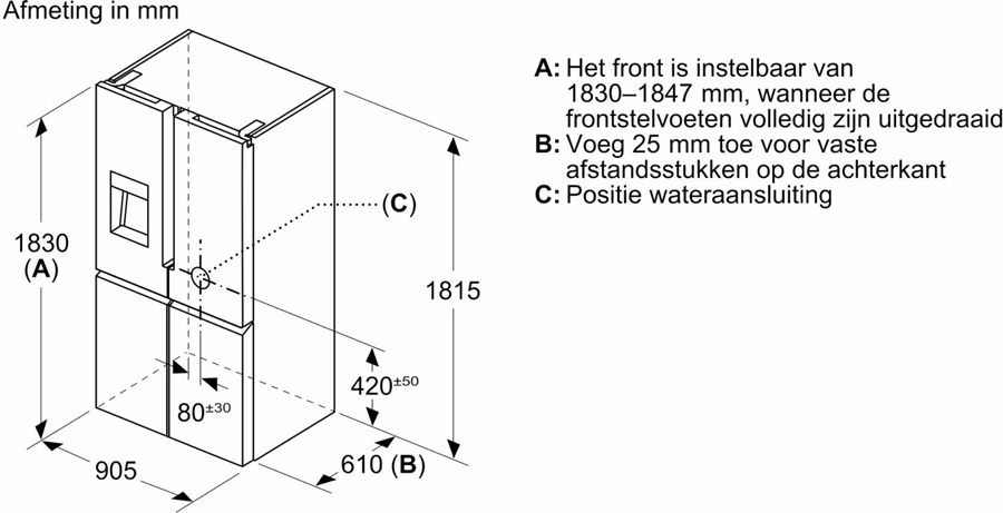 Siemens KF96DAXEA iQ500 French Door koel-vriescombinatie 15
