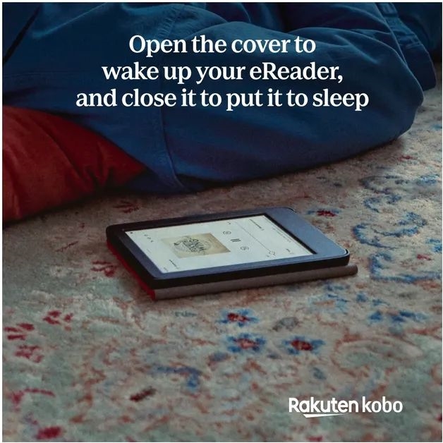 Kobo Clara sleepcover case rood 3