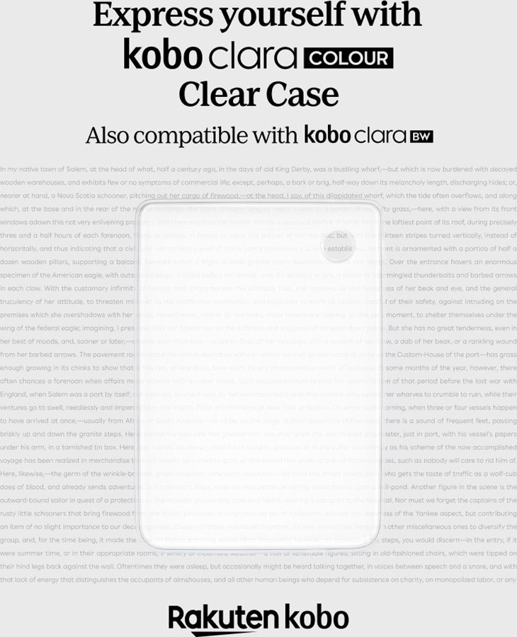 Kobo Clara transparante beschermende case 2