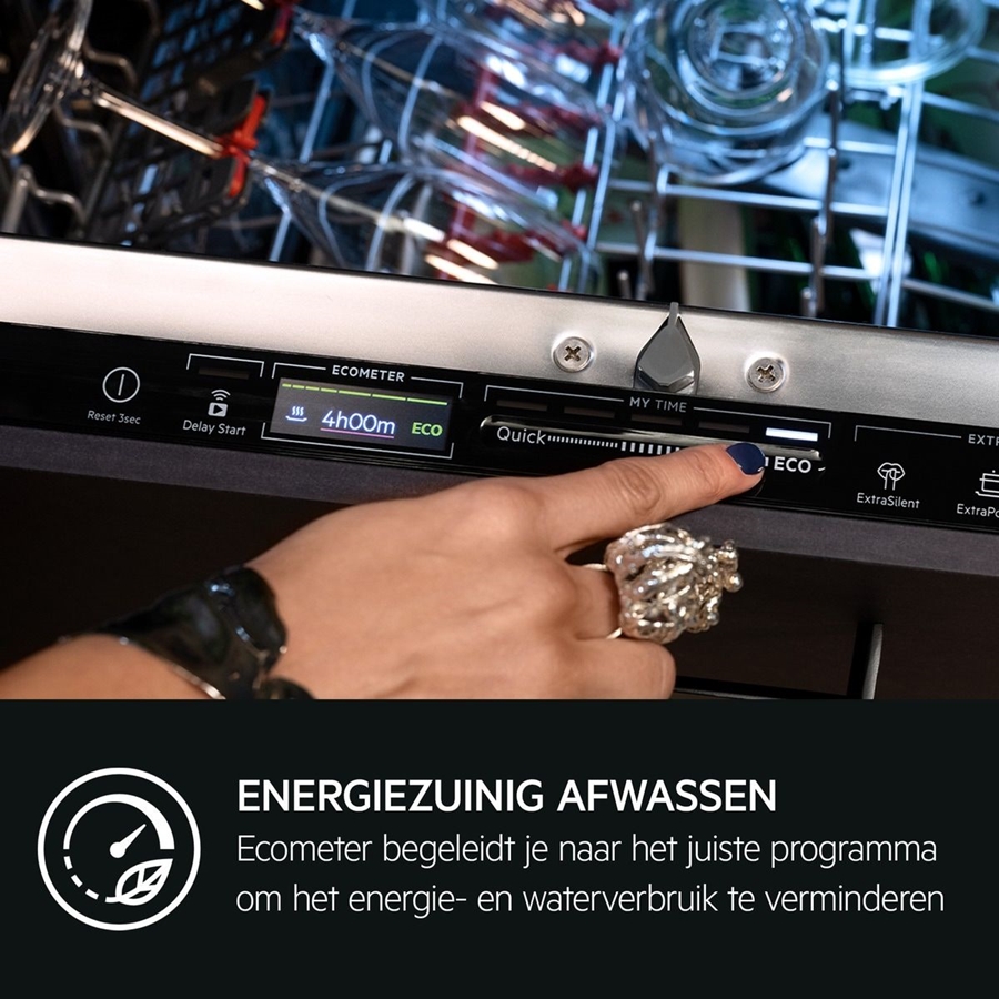 AEG FSE74718P QuickSelect AirDry volledig geintegreerde vaatwasser 10