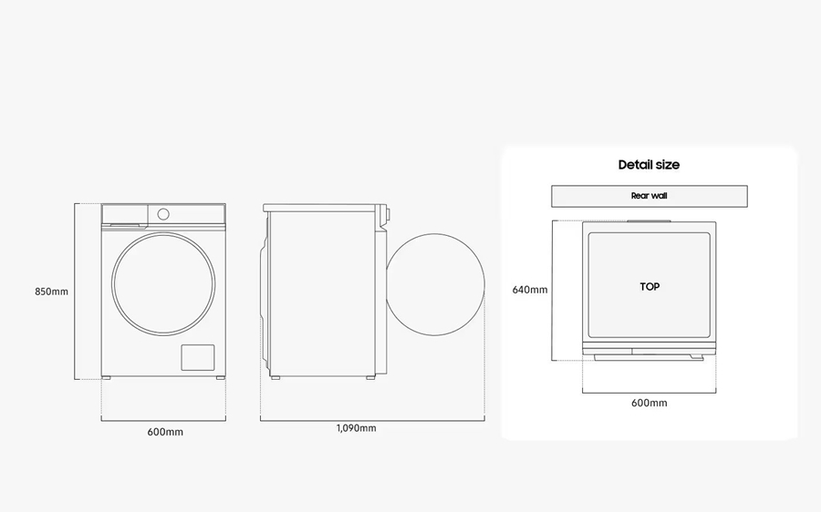 Samsung WW90DB8U95GHU3 QuickDrive 8000 Serie BESPOKE Wasmachine  13