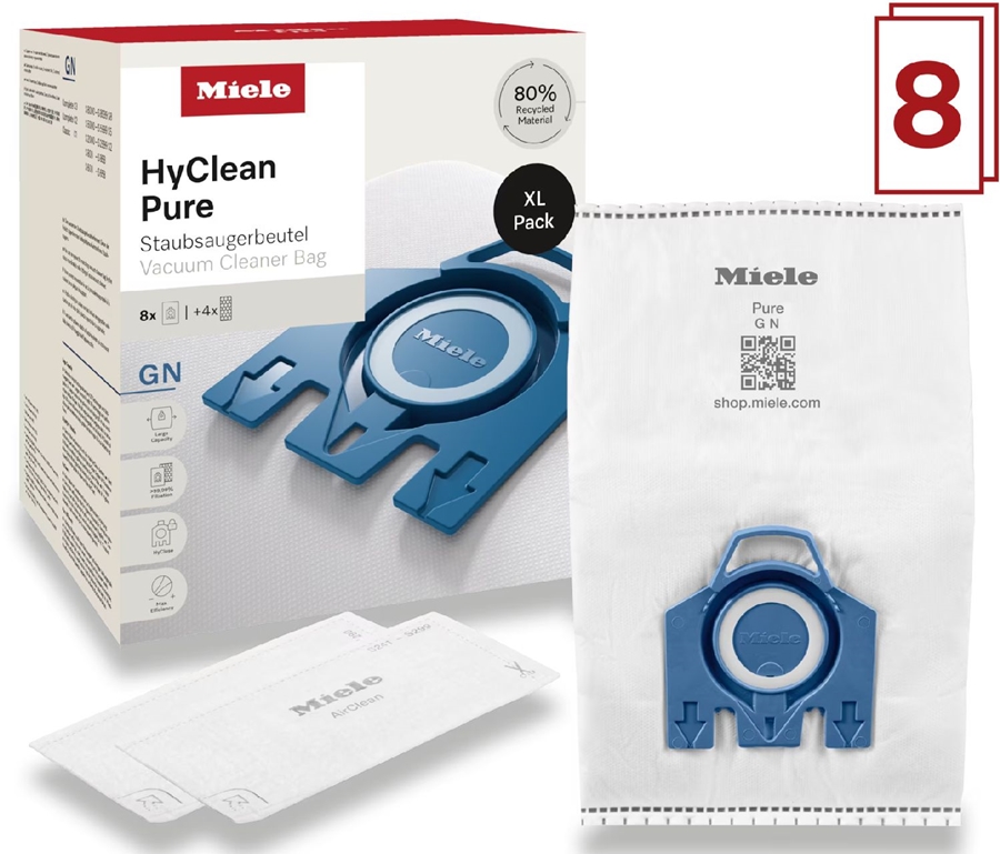 Miele GN XL HyClean Puur 8 stofzuigerzakken 2