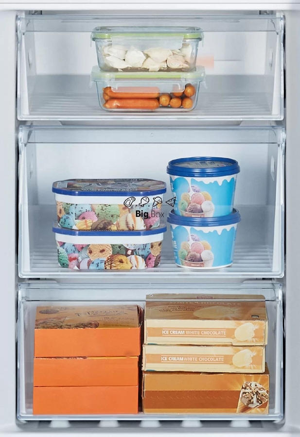 ETNA KCV286WZWA vrijstaande koel-vriescombinatie 6