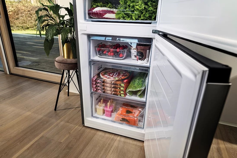 ETNA KCV385NRVS Koel-vriescombinatie 12