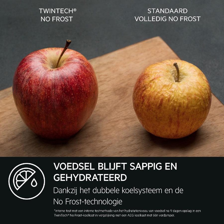 AEG TSC6N181ES 6000 TwinTech Inbouw Koel-vriescombinatie 12