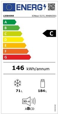 Liebherr ICNbsci 5173 inbouw koel-vriescombinatie 2