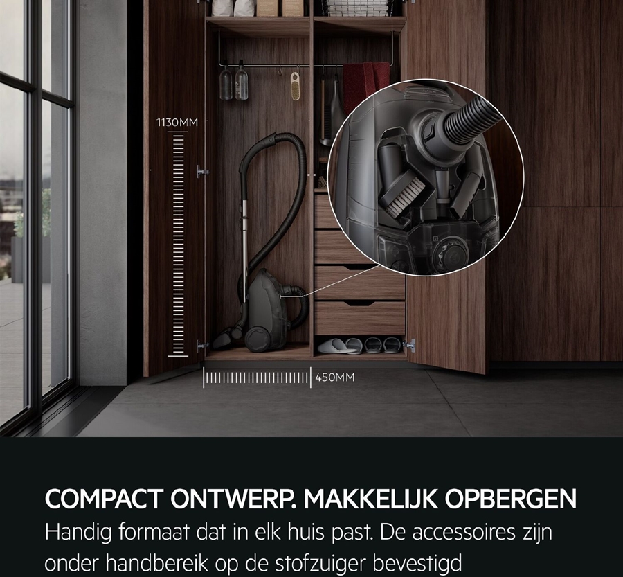 AEG AB51C2DR Clean 5000 Series Stofzuiger met Zak 3