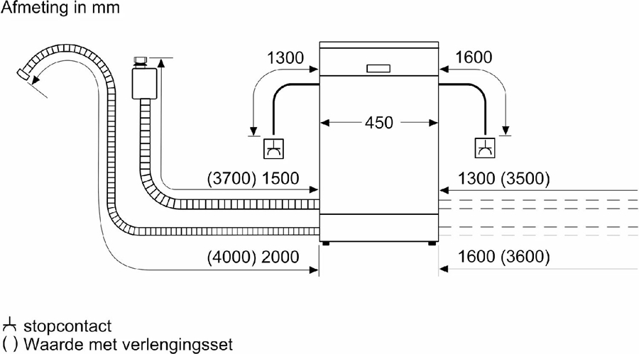 Siemens SR65ZX10ME iQ500 volledig geïntegreerde vaatwasser 14