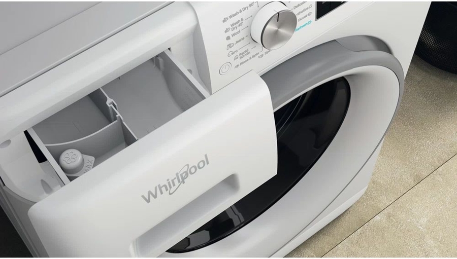 Whirlpool FFWDD1076258SVEE vrijstaande was-droogcombinatie wasmachine 12