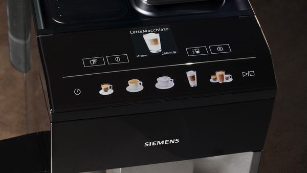 Siemens TQ515R03 EQ500 Volautomatische Koffiemachine - RVS - Piano Zwart 2