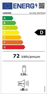 Liebherr Rd 1400-20 vrijstaande koelkast 4