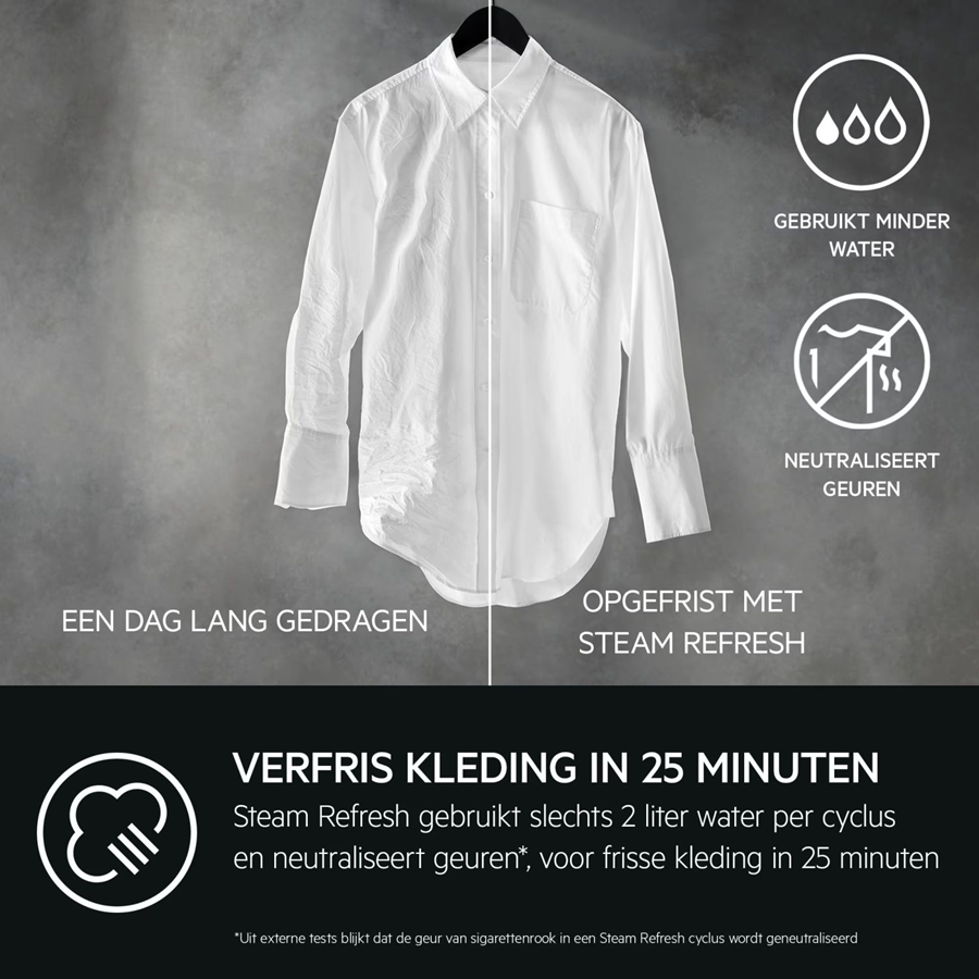 AEG LWR7676BI 7000 Serie SensiDry ProSteam inbouw was-droogcombinatie 4