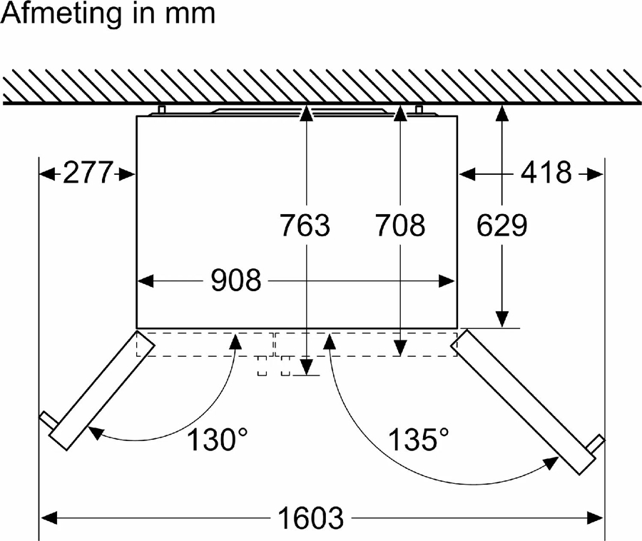 BOSCH KAD93AIDP Serie 6 Amerikaanse Koel-vriescombinatie 9