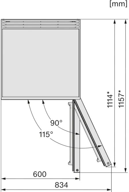 Miele K 4002 D tafelmodel koelkast 7