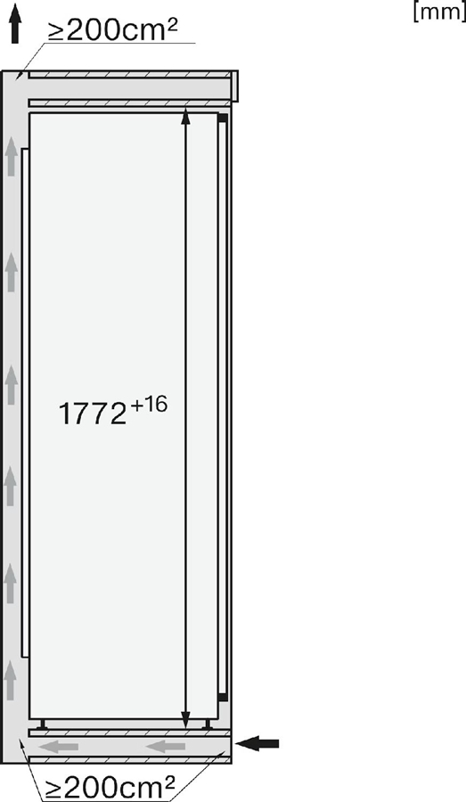 Miele K 7747 D inbouw koelkast 9