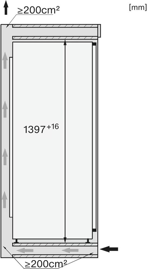Miele K 7437 D inbouw koelkast 8