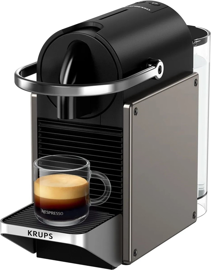 Krups Nespresso Pixie XN306T PIixie Koffiecupmachine - Titan 1