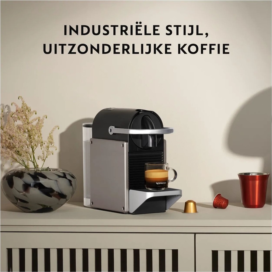 Krups Nespresso XN306T Pixie Koffiecupmachine - Titan 6