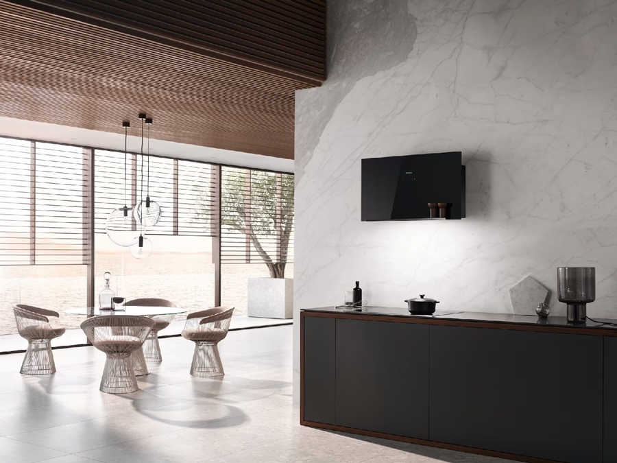 Miele DA 9092 W Screen Obsidiaanzwart Afzuigkap - Wandschouwafzuigkap 3