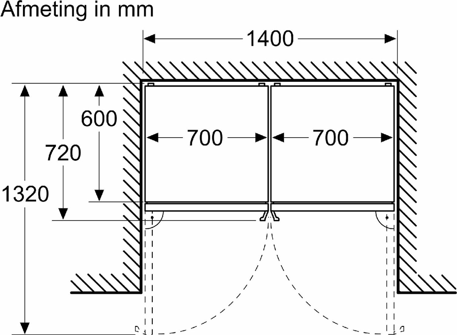 BOSCH KGN49VXCT Serie 4 Koel-vriescombinatie  17