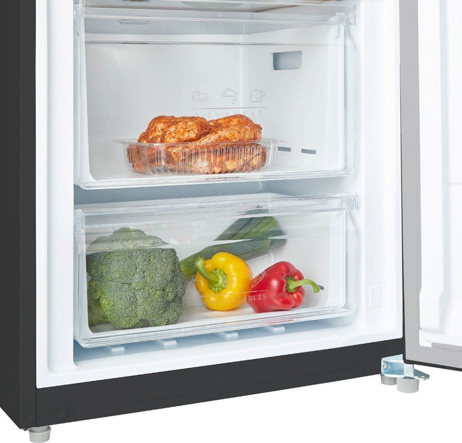 Inventum KK1850B Koelkast - Zwart RVS 7