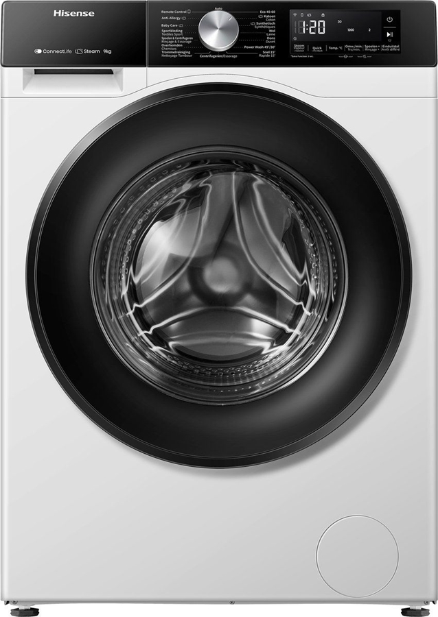 HiSense WF3S8043BW/BLX Wasmachine 1