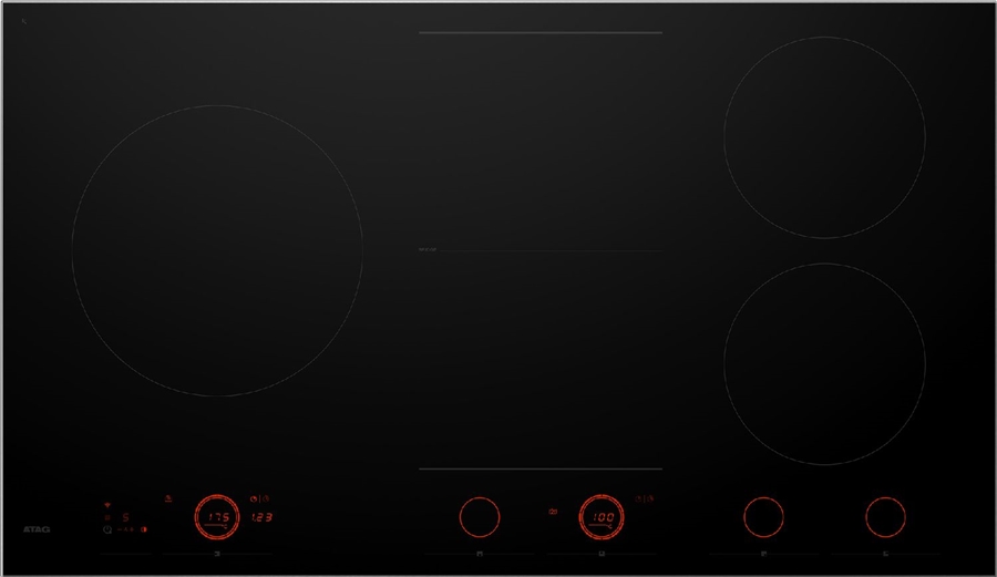 ATAG HI29571SV Inductiekookplaat met Celcius Cooking - 90 cm 1