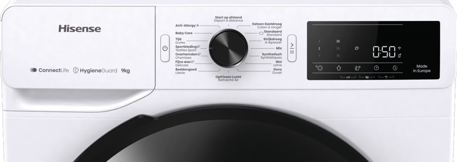 Hisense DH3V903UW/BLX Warmtepompdroger 8