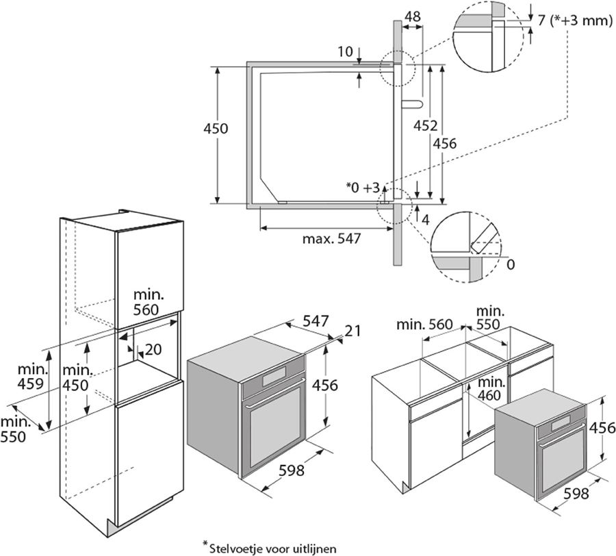 ATAG CX4674M  Combi Magnetron met TFT Touchdisplay - Soft Black 2