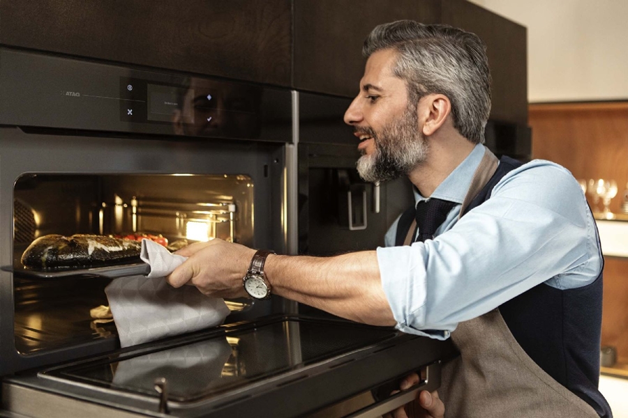 ATAG CX4674M  Combi Magnetron met TFT Touchdisplay - Soft Black 5