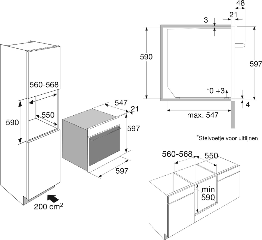 ATAG CS6695C Combi Stoomoven met Kleurendisplay - Grafiet / Zwart 2