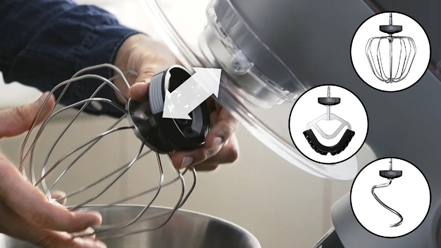 BOSCH MUM9B34S27 Serie 8 Keukenmachine OptiMUM 1400 W - Zilver/Zwart 6