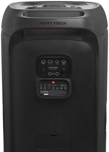 JBL PartyBox Ultimate met gitaar- en dubbele microfooningang 16