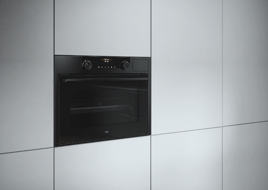 ATAG CS46121C Inbouw Combi Stoomoven met Kleurendisplay - Black Steel 3