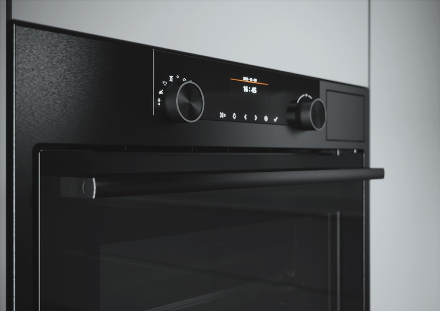 ATAG CS46121C Inbouw Combi Stoomoven met Kleurendisplay - Black Steel 5